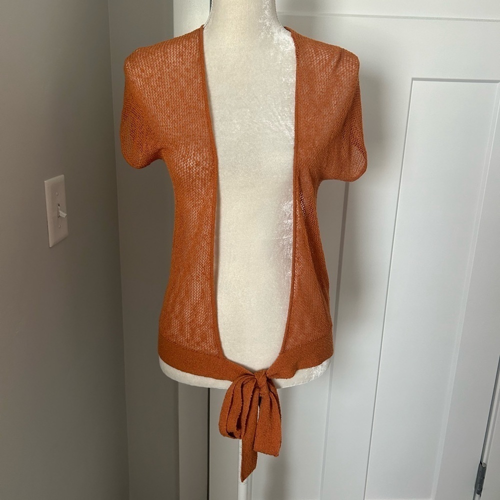 Halogen Orange Lightweight Sweater Overlay